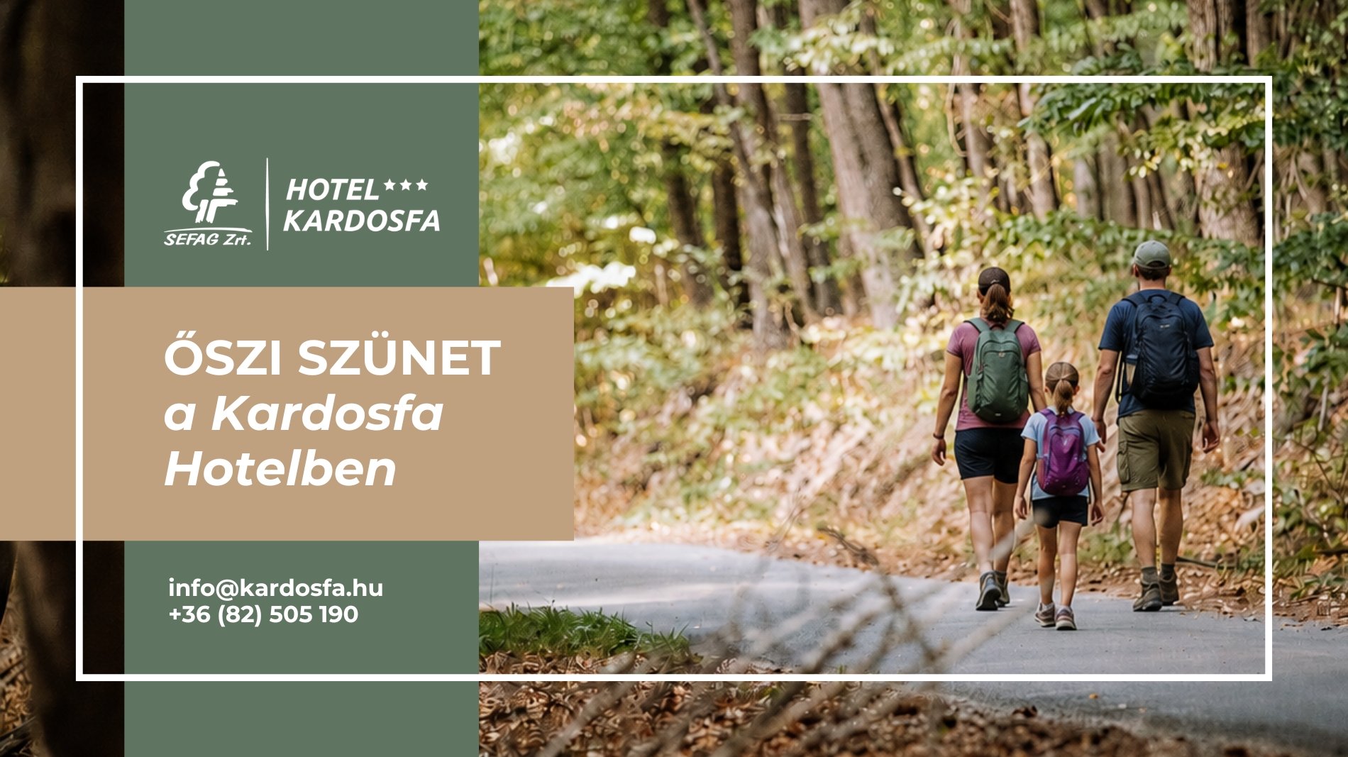 Őszi szünet a Kardosfa Hotelben
