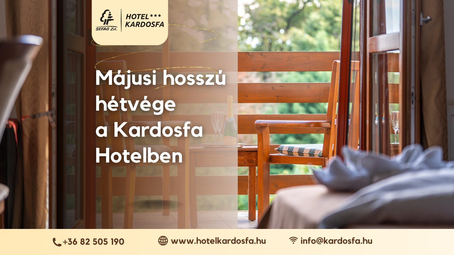 Long weekend in May at Hotel Kardosfa