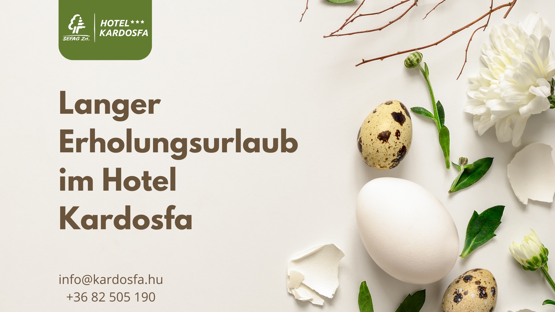 Langer Erholungsurlaub im Hotel Kardosfa