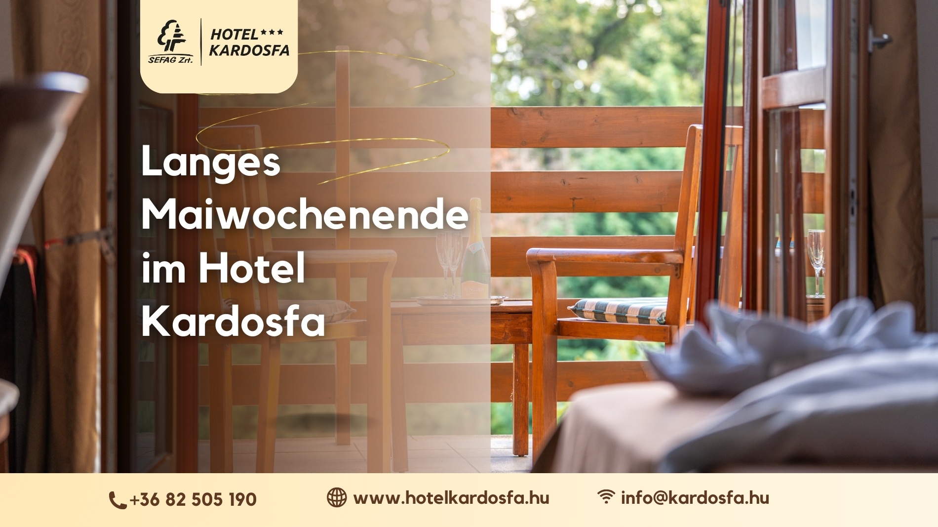 Langes Maiwochenende im Hotel Kardosfa