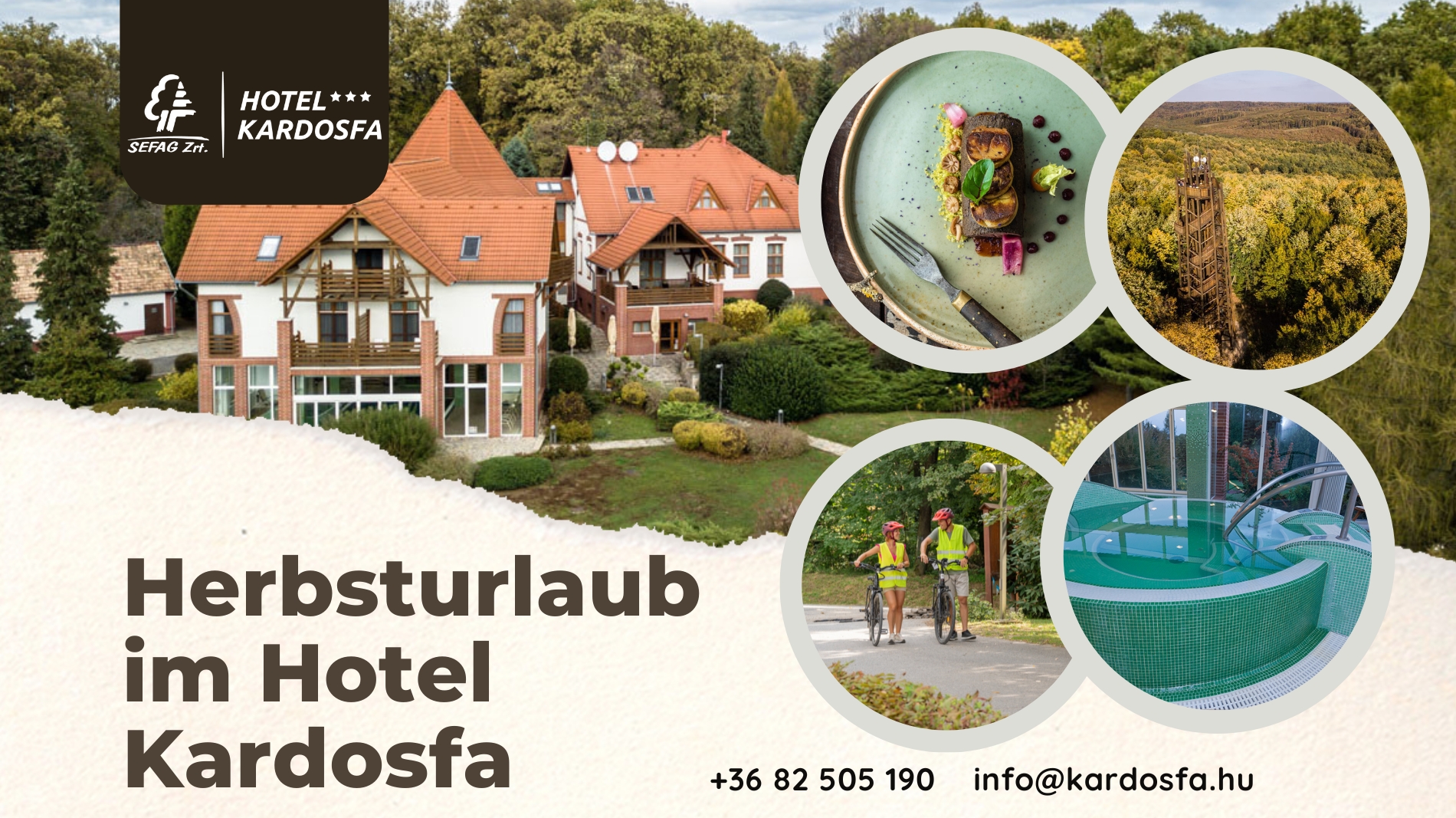 Herbsturlaub im Hotel Kardosfa